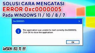 Cara Mengatasi Error Code 0xc0000005 Pada Windows 11 / 10 / 8 / 7