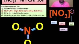 Drawing Lewis Structures: Nitrate Ion