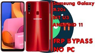 Samsung Galaxy A20s SM-A207F Bit 3 Android 11 Google Account Bypass