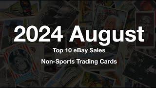 2024 August  - eBay's Top 10 Highest Selling Non Sports Trading Cards #ebay  #tradingcards #tcg