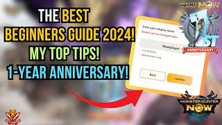 The BEST 1-Year BEGINNERS GUIDE 2024! My TOP TIPS for Monster Hunter Now #MHNow #mhnowcreation