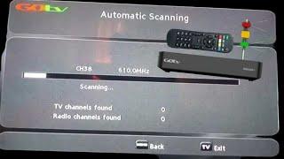 How to scan Gotv to get back all missing channels