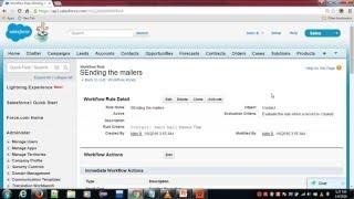 How to create a Workflow Rule with Example