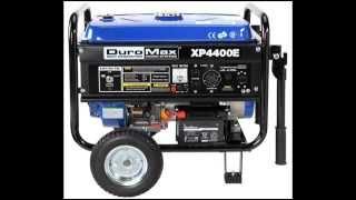 DuroMax XP4400E 4,400 Watt 7 0 HP OHV 4 Cycle Gas Powered Portab