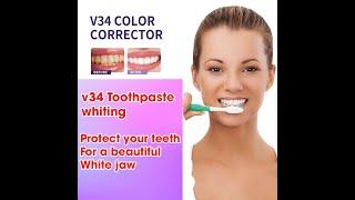 v34 Toothpaste whiting - Protect your teeth for a beautiful white jaw