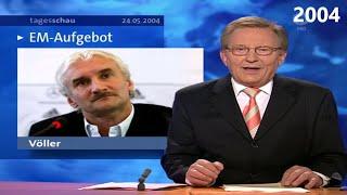 ARD 24.05.2004 - Teamchef Rudi Völler nominiert den Kader für die EM 2004 / Neuer Bundespräsident