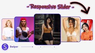 React Responsive Carousel | Responsive Slider | Swiper Slider 3D-Coverflow Effect React JS