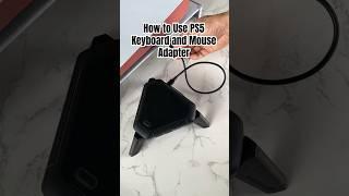 How to Use PS5 Keyboard and Mouse Adapter #ps5 #playstation #r6s #rainbowsixsiege #youtubeshorts