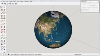 Mapping a texture to a sphere in SketchUp