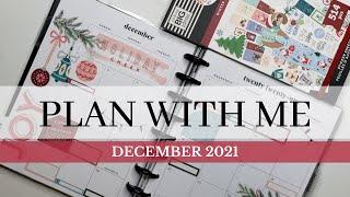 PLAN WITH ME | DECEMBER 2021 | MONTHLY |  | HAPPY PLANNER | HOMEBODY SEASONS | WINTER 2020