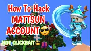 How To Get Mattsun Account or other Account in BMGO  [ Not ClickBait ]