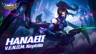 Hanabi new skin | V.E.N.O.M. Nephila | Mobile Legends: Bang Bang!