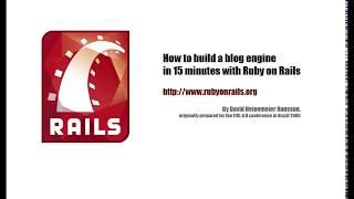 Ruby on Rails demo