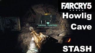 FAR CRY 5 Howling Cave PREPPER STASH Animal Control