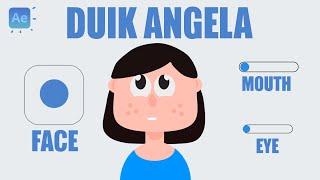 Full Face Rig+Animation with Duik Angela in After Effects Tutorials