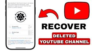 How to Recover Old Permanently Deleted YouTube Channel 2024 (Quick And Easy Tutorial)