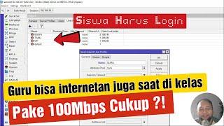 Membangun Jaringan Internet di Sekolah dengan System Hotspot Mikrotik