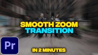 Zoom Transition Tutorial in Premiere Pro | Smooth Zoom Blur Transition