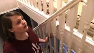 Stripping Gloss from a Staircase Banister | DIY Quarantine Vlog: Day 10