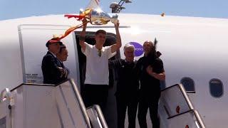 Euro 2024 Champions Spain arrive back in Madrid with trophy 