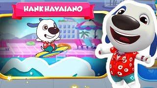 Talking Tom Candy Run Hawaiian Hank unlocked vs Roy Raccoon Gameplay Android ios