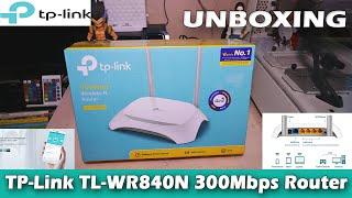 TP-Link TL-WR840N Wireless N Router Ver. 6 UNBOXING and SETUP