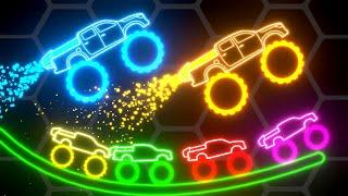 Neon Jet Trucks Survival Race