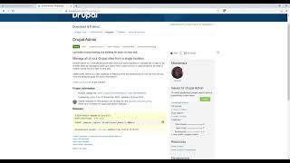 Drupal Admin - Install the Drupal Admin module for Drupal 9+