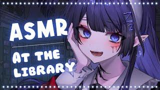 【3DIO ASMR】Creepy Girl At The Library Gives You ASMR  Soft-Whispers + Tingles For Relaxing