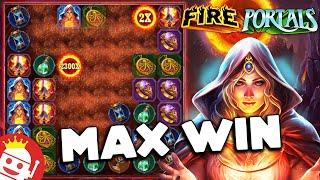  INCREDIBLE FIRE PORTALS MAX WIN!  NEW PRAGMATIC PLAY SLOT!