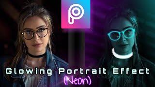 Neon Glow portrait effect | PicsArt tutorial | Part 1