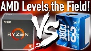 AMD Levels The Playing Field - Ryzen 3 1300X Vs Intel i3 7100