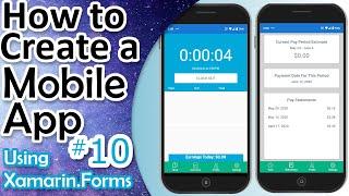 Xamarin.Forms Tutorial #10 - Custom Renderers on iOS and Android - Time Tracker App