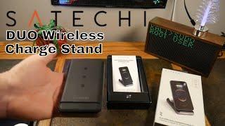 Satechi DUO Wireless Charger Power Stand: Portable Charge Stand Winner!