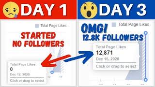 I Grew a New Facebook Page To 15K Followers in 3 Days!