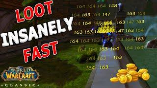 WoW Classic - How to Loot Incredibly Fast! Maximize Gold Per Hour!