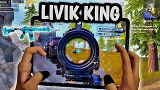 LIVIK KING IS BACK | IPAD PRO 120 FPS 4-FINGER CLAW PUBG HANDCAM