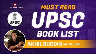 UPSC Booklist - Buddhi Akhil, AIR 321 UPSC 2023