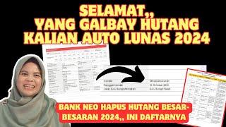 HOREE,, GALBAY EASYCASH, CAIRIN, RUCEP, UATAS, UKU DLL SELAMAT,, HUTANG KALIAN LUNAS TAHUN INI,,