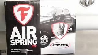 Ride-Rite Install: Kit 2560: 2013-2019 RAM 3500