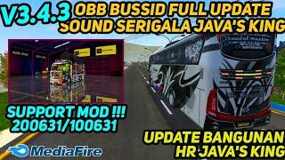 OBB BUSSID V3.4.3 TERBARU SOUND SERIGALA HR JAVA'S KING FULL SUPPORT MOD | 200631/100631