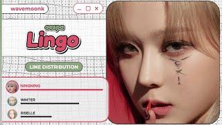 aespa (에스파) - Lingo | Line Distribution