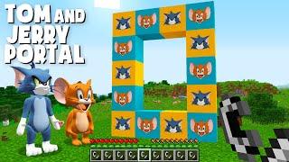 HOW CORRECTLY LIGHT this TOM and JERRY PORTAL in Minecraft ! Tom vs Jerry - GAMEPLAY Movie