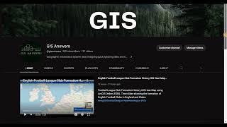 GIS Answers  Channel Video Geographic Information Systems #GIS #Mapping #bigfoot #Squatching