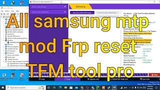 ALL Samsung #mtp FRP Remove *#0*# By TfM Tool 2022 naogaon telcom