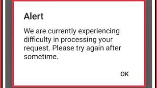 iMobile Pay App Fix Alert currently experiencing difficulty in processing request icici bank app