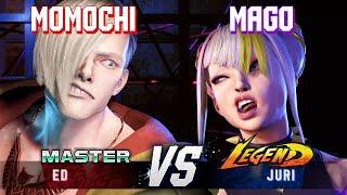 SF6 ▰ MOMOCHI (Ed) vs MAGO (Juri) ▰ High Level Gameplay