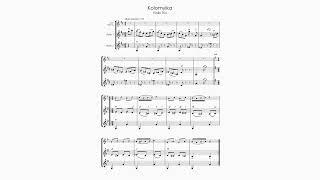 Kolomyika violin duo (score follow)