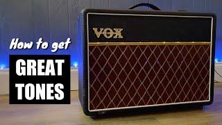 How to Get Great Vox AC10 Tones!