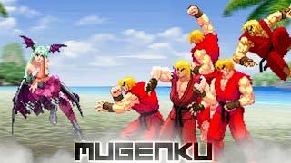 Master Morrigan vs Daigo Ken, Sensei Ken, Violent Ken, The Bestest Ken, Master Ken. MUGEN Multiverse